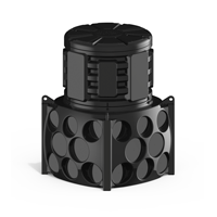 Анонс колодец КН 1000x1000 H1300 с крышкой D780 мм 