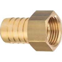 Штуцер (елочка) с внутренней резьбой латунный