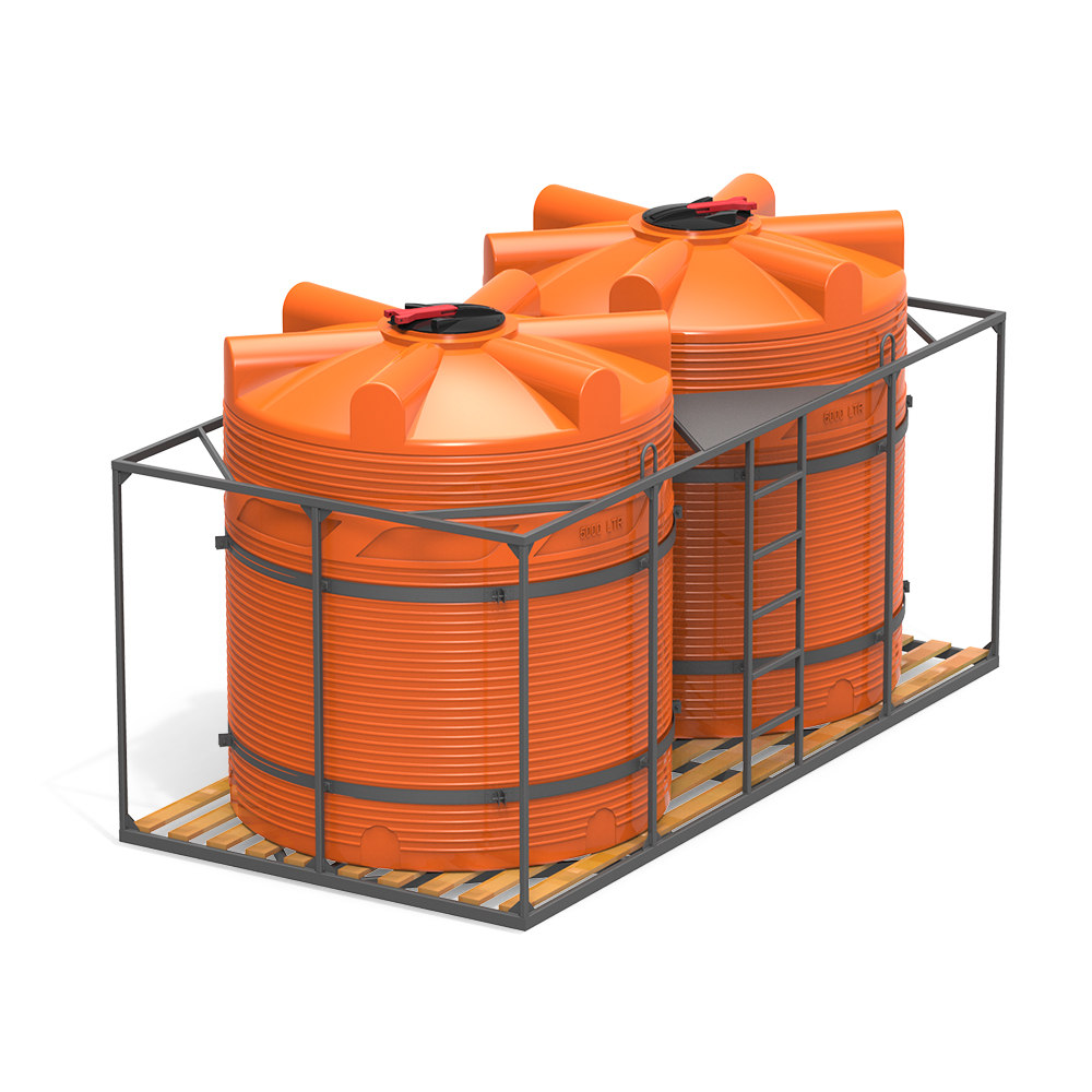 Кассета с деревянным полом двойная с емкостями V 5000 КАС фото 2