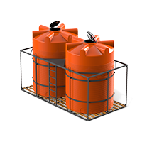 анонс кассета с деревянным полом двойная с емкостями V 6000 КАС