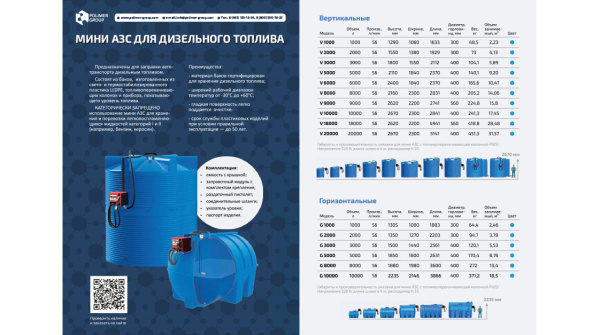 Презентация «Мини АЗС» от компании Полимер-Групп
