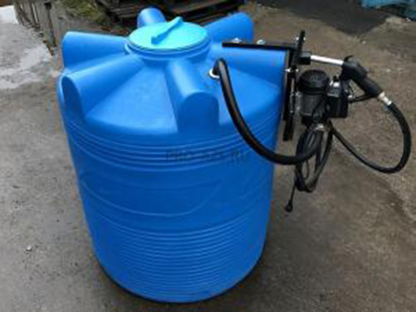 Мини АЗС из пластиковых баков﻿