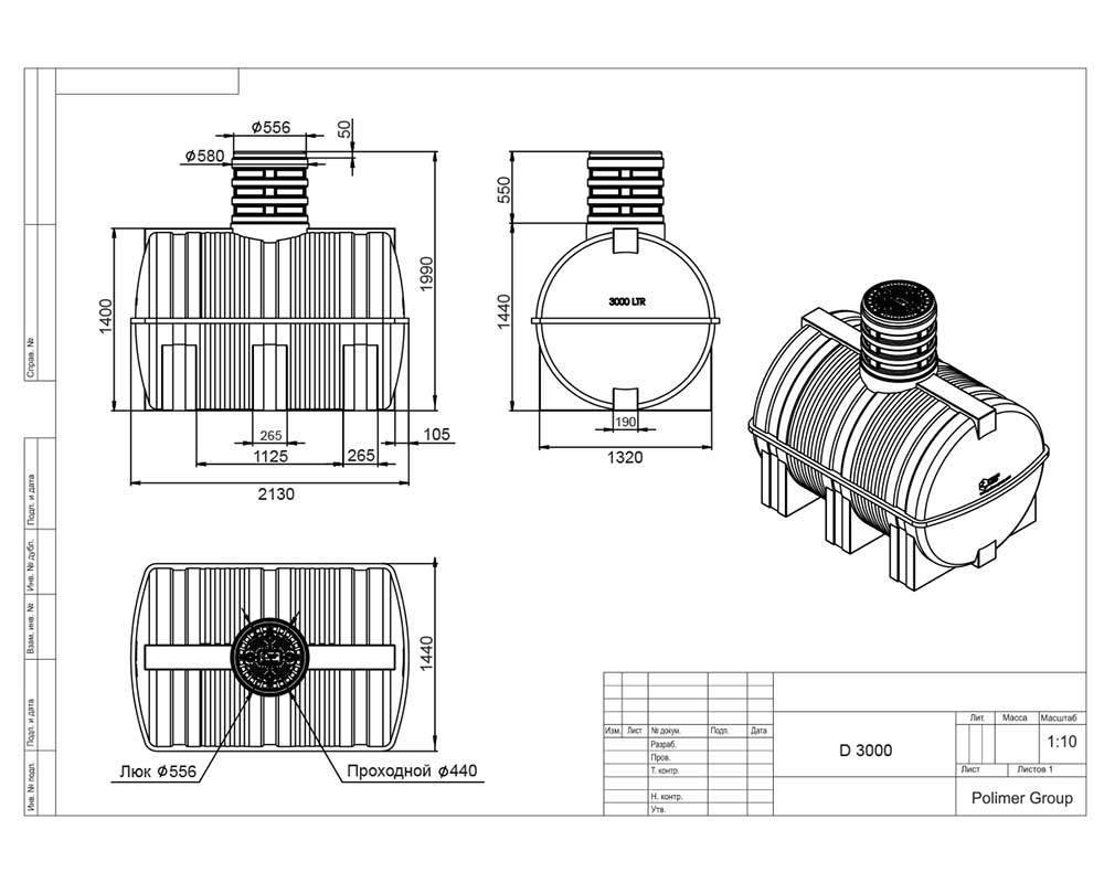 Подземные накопительные емкости