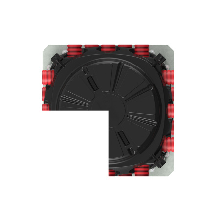 Колодец КН 1000x1000 H800 с крышкой D780 мм фото в разрез сверху трубы анкерение