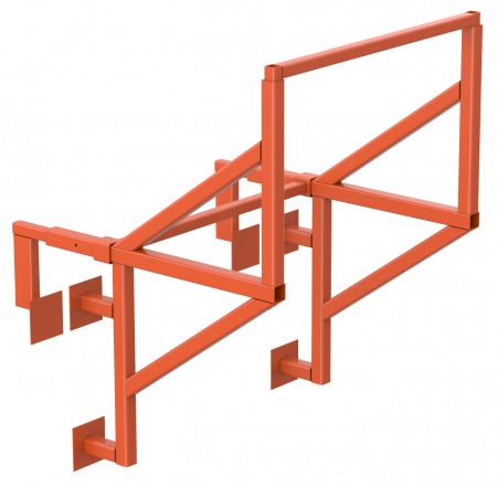 Кронштейн универсальный для мусоросброса схема