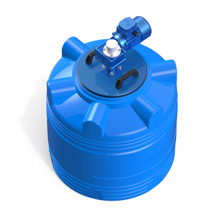 Емкость V 200 литров с лопастной мешалкой - фото 4