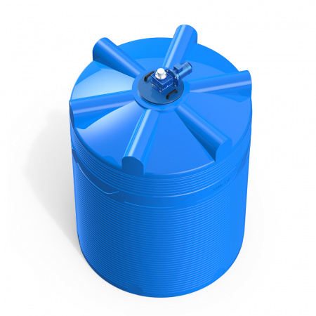 Емкость V 6000 литров с лопастной мешалкой фото 5