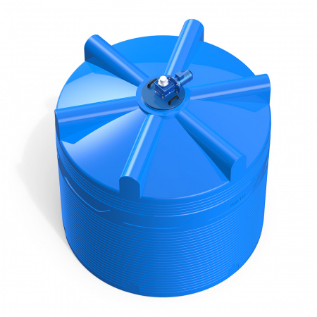 Емкость V 8000 литров с лопастной мешалкой фото 5