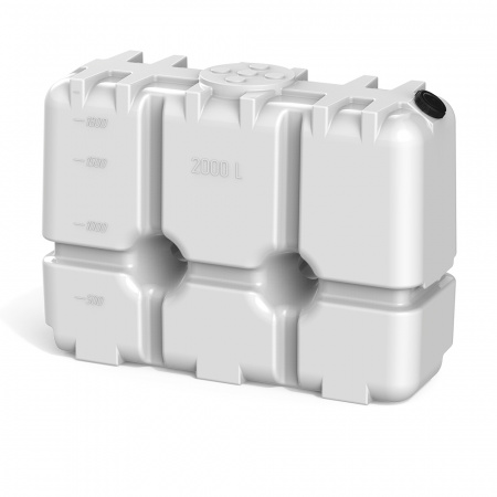 Топливный бак RT-2000 литров белый цвет фото 2