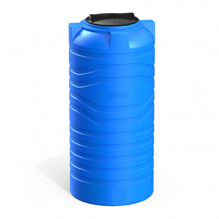 Узкая тонкая емкость N 300 литров цвет синий