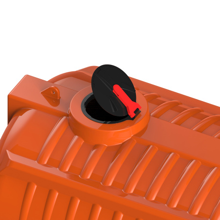 Емкость G 8000 литров КАС с откидной крышкой фото ракурс с открытой крышкой Емкость G 8000 литров КАС с откидной крышкой фото ракурс с открытой крышкой