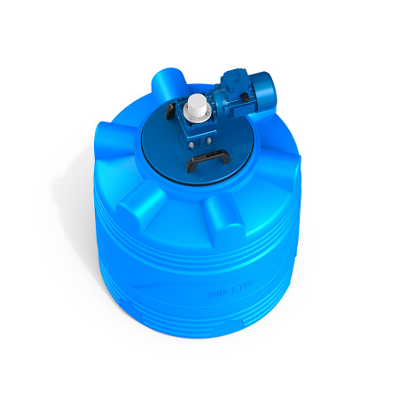 Емкость V 200 литров с мешалкой для вязких жидкостей фото 2