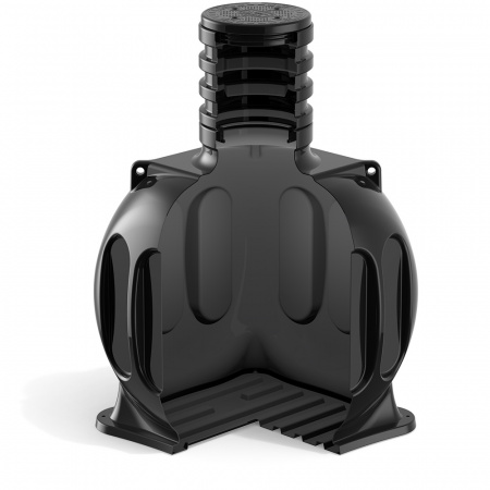 Колодец КС-5 c горловиной D580 мм и крышкой D560 фото в разрезе с крышкой