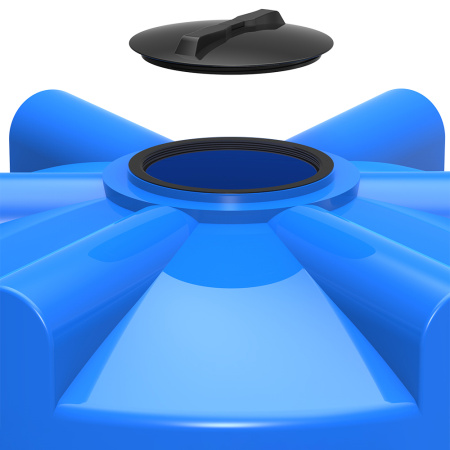 Резьбовая крышка для кассеты с полным сливом с емкостями V 6000 Стандарт - фото 2