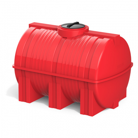 Горизонтальная емкость G 3000 литров красная фото 4