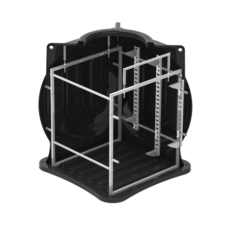 Колодец КС-5М с каркасом и стойкамии крышкой D780 мм фото с каркасом 01