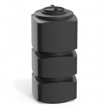 Емкость F 750 литров вертикальная - черная