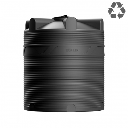 Емкость PV 3000 литров - вид сбоку