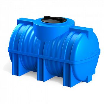 Анонс - Горизонтальная емкость G 500 литров цвет синий
