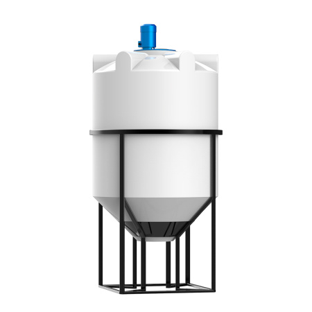 Емкость K 1000 литров с турбинной мешалкой Микс DSL фото сбоку