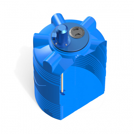 Емкость V 300 литров с пропеллерной мешалкой в разрезе фото 2