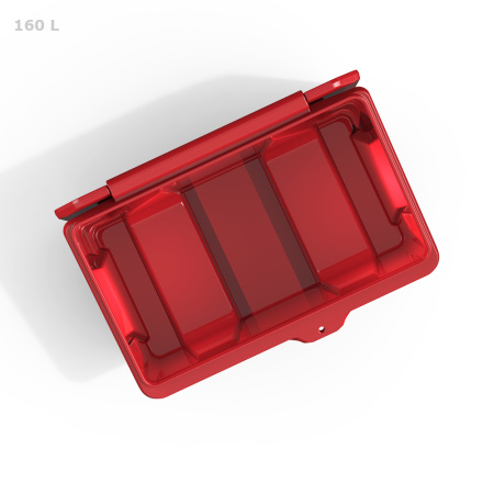 Ящик для соли, реагентов 160 литров - вид сверху