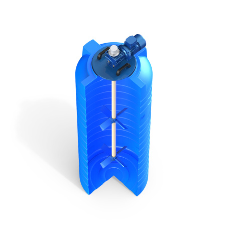 Емкость N 500 литров с лопастной мешалкой фото в разрез 1