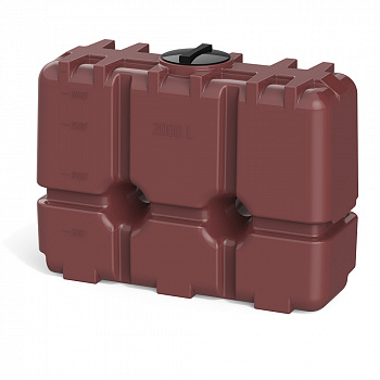 Анонс Бак R 2000 литров цвет коричневый