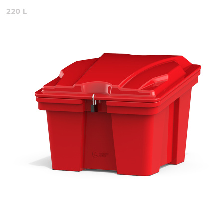 Ящик для песка 220 литров с навесным замком