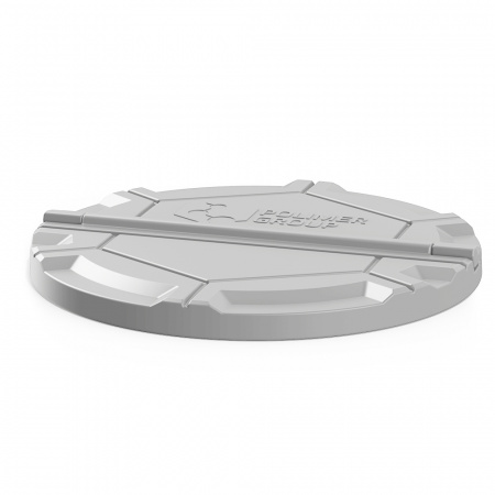 Серая крышка колодца «Роса» - фото 1