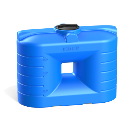 Бак SN 800 литров цвет синий фото спереди 1