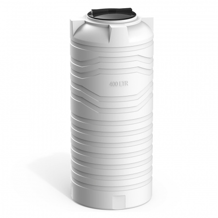 Узкая тонкая емкость N 400 литров цвет белый