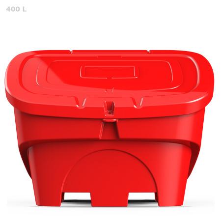 Ящик для песка 400 литров - фото спереди