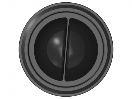 Крышка резьбовая 136 мм - вид снизу