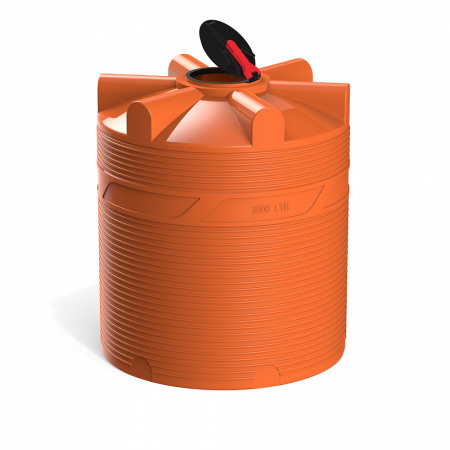 Емкость V 3000 КАС с откидной крышкой - фото 1