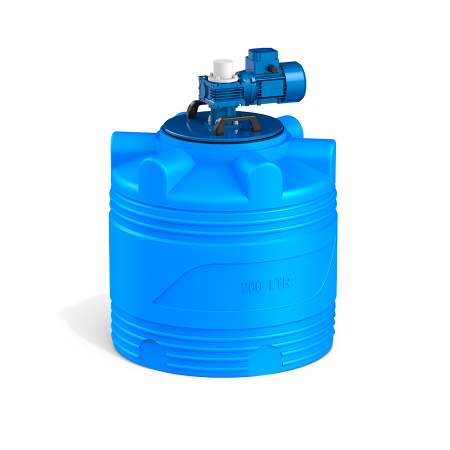 Емкость V 200 литров с мешалкой для вязких жидкостей фото 1