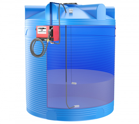 система топливного забора в вертикальной емкости