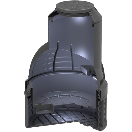 Колодец КС-7 H1800 мм с крышкой D 560 мм - фото 5