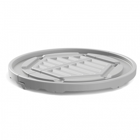 Серая крышка колодца «Роса» - фото 2