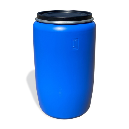 Бочка 227 литров синий цвет