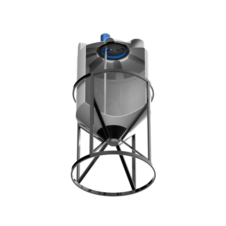 Емкость K 500 литров с турбинной мешалкой Микс DSL фото снизу в разрез