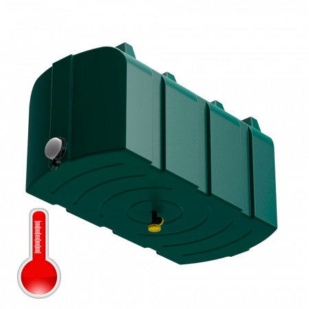 душевой бак R 300 литров с подогревом зеленый - фото 1