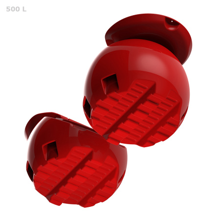 Ящик для соли, реагентов 500 литров PREMIUM с открытой крышкой вид сверху снизу