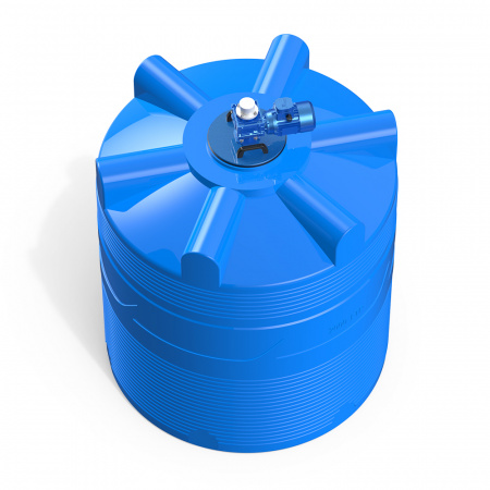 Емкость V 2000 литров с лопастной мешалкой фото 5