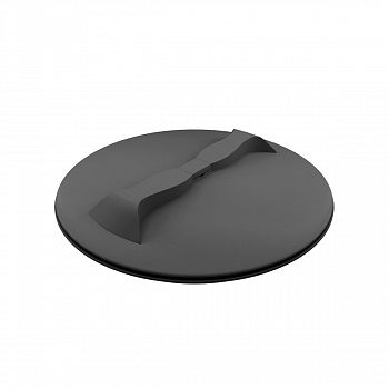 Крышка с дыхательным клапаном 350мм (черная)