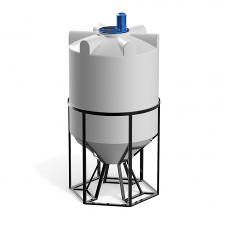 Емкость K 1000 литров с пропеллерной мешалкой фото 5