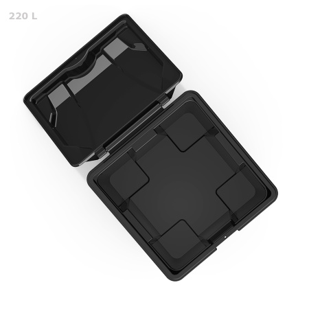 Ящик для для ветоши 220 литров открытый вид сверху