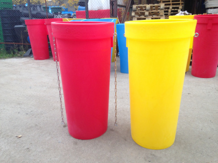 Прямая секция мусоросброса «Профи» ударопрочный пластик