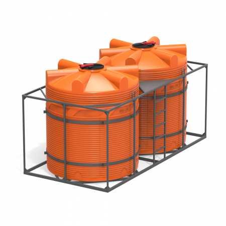 Кассета двойная с емкостями V 5000 КАС с закрытой крышкой фото 2 Кассета двойная с емкостями V 5000 КАС с закрытой крышкой фото 2