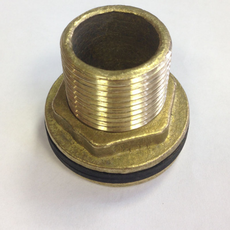 Отвод латунный вид сбоку